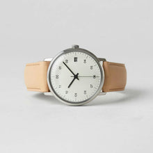 画像をギャラリービューアに読み込む, 【正規取扱店】sazare : SK02 / SS SILVER MIRROR FINISH / WHITE DIAL / NUME LEATHER
