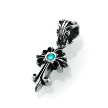 画像をギャラリービューアに読み込む, 【正規取扱店】Leathers and Treasures： Establish cross charm w/Blue Diamond
