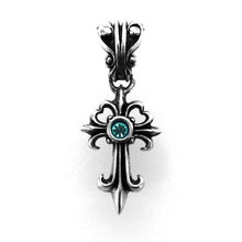 画像をギャラリービューアに読み込む, 【正規取扱店】Leathers and Treasures： Establish cross charm w/Blue Diamond

