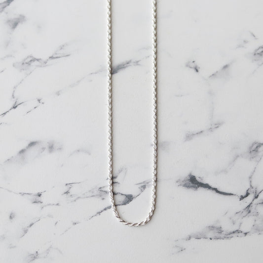 【別注 全長65cm】F.H. シルバーネックレス（ロープチェーン 1.9mm）：#N021-65cm