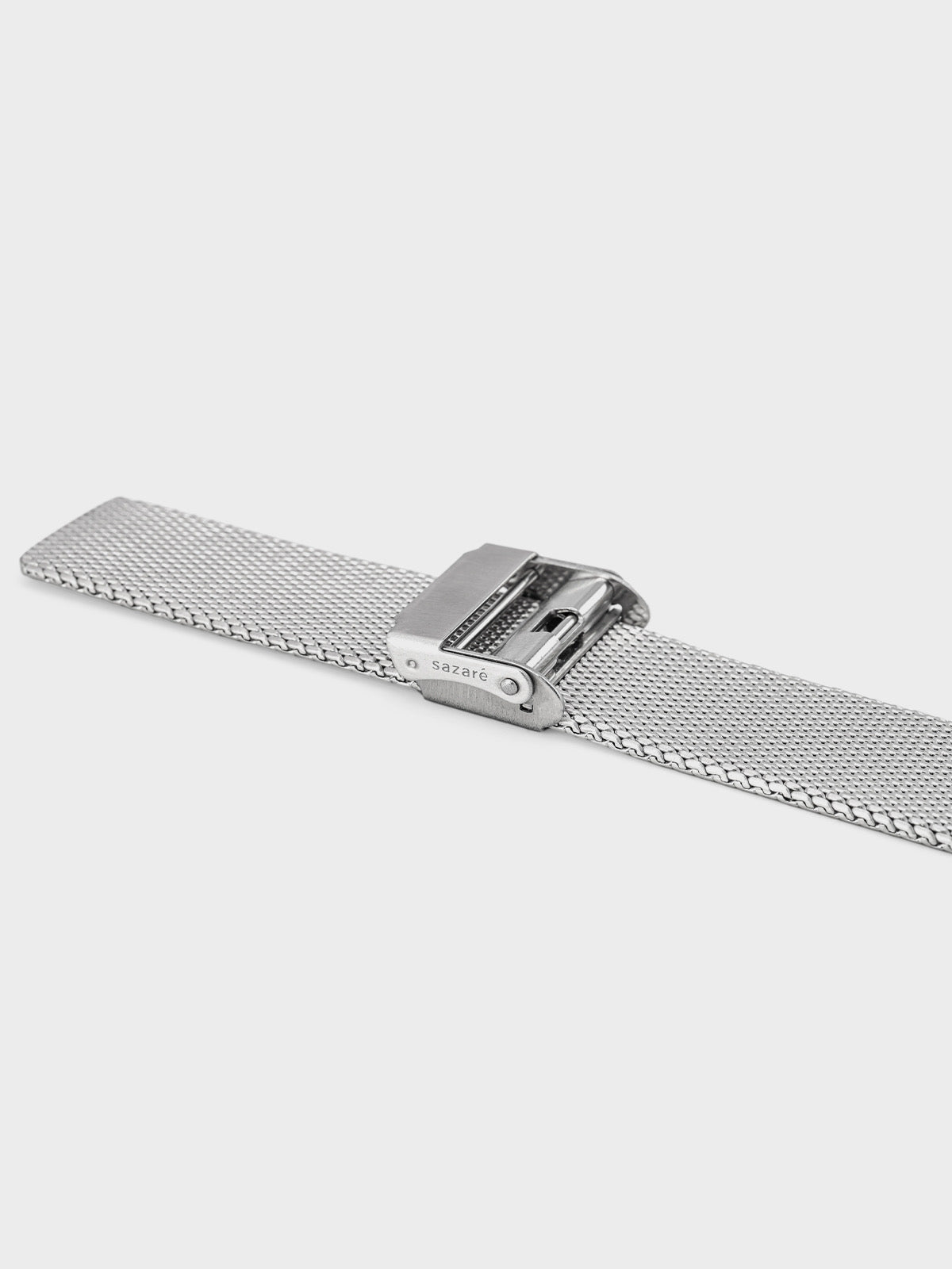 【取り寄せ商品：納期約2週間】sazare【正規取扱店】：SK01 1970 / SS SILVER MIRROR FINISH / SILVER INDEX DIAL / SILVER MESH