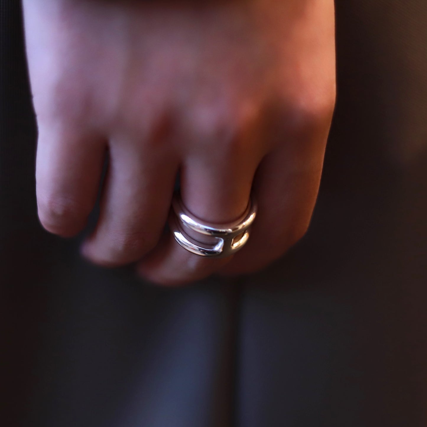 F.H. シルバーリング（OPEN RING）：#R028