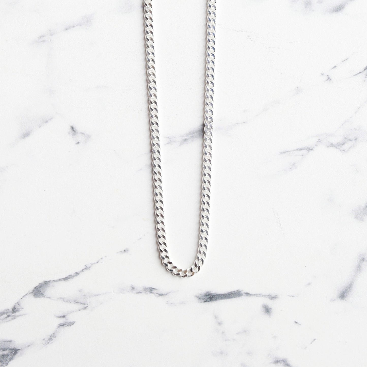 【長めに着けたい方に】F.H. シルバーネックレス（喜平チェーン 2.6mm）：#N024-60cm