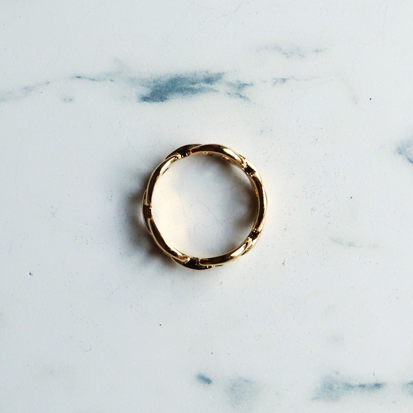 F.H. シルバーリング（アンカーリング ゴールドコーティング）：#R001GP