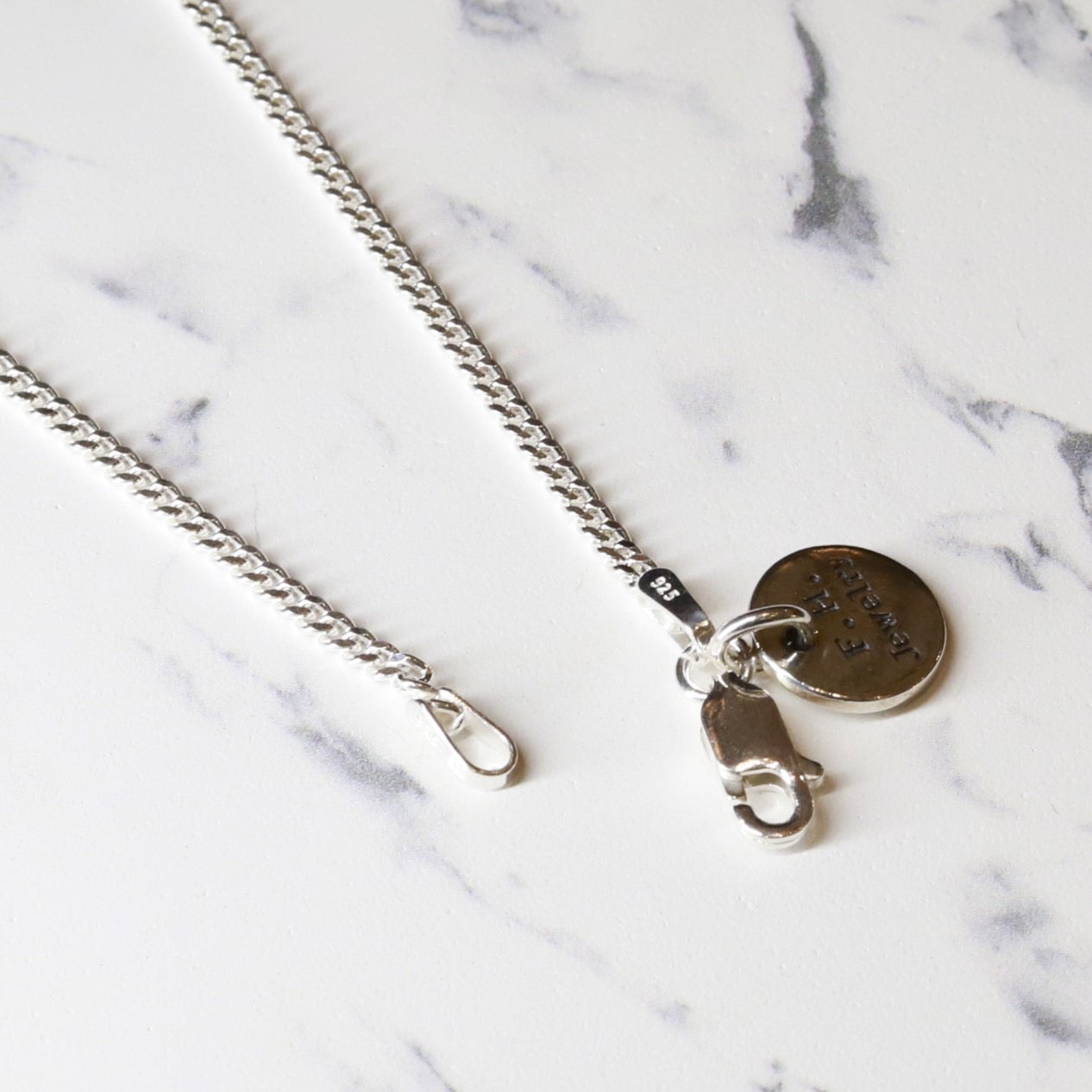 F.H. シルバーネックレス（喜平チェーン 2.0mm）：#N031-60cm