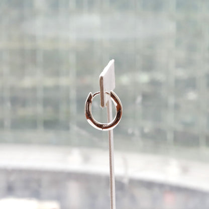 F.H. シルバーピアス（楕円フープピアス）：#E057