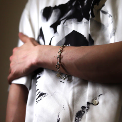 F.H. シルバーブレスレット（フロートロックブレスレット）：#B041-19.5cm