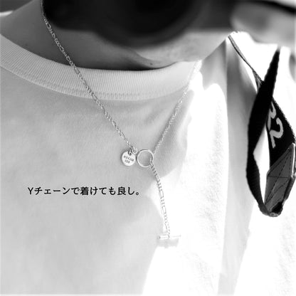 F.H. シルバーネックレス（フィガロチェーン 2.4mm）：#N004-50cm