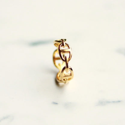 F.H. シルバーリング（アンカーリング ゴールドコーティング）：#R001GP