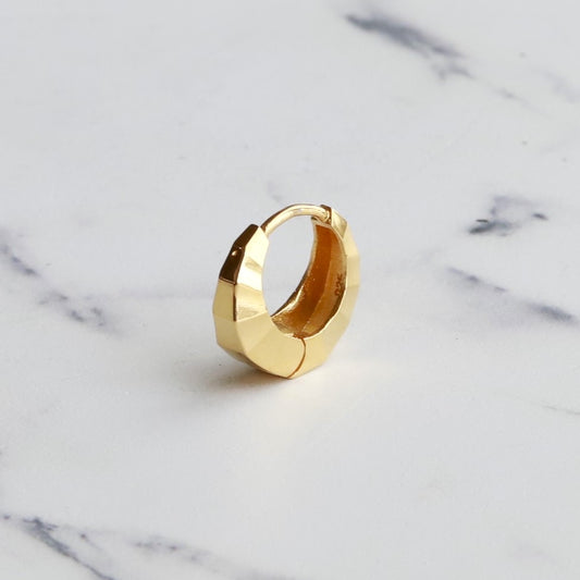 F.H. シルバーピアス（ムーンピアス ゴールドコーティング）：#E061GP