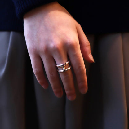 F.H. シルバーリング（OPEN RING）：#R028