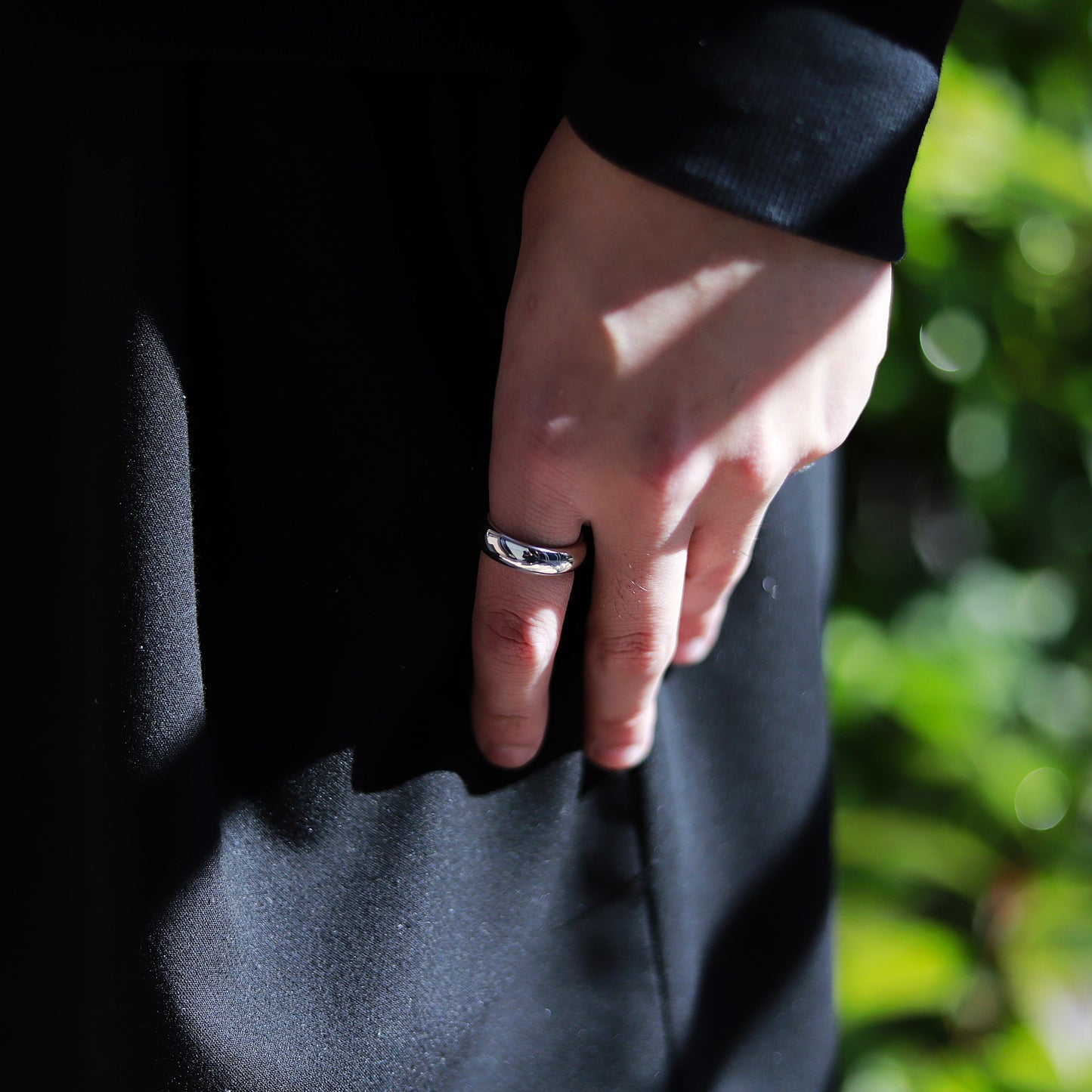 【ありそうでないこのボリューム感】F.H. シルバーリング（甲丸リング）：#R034