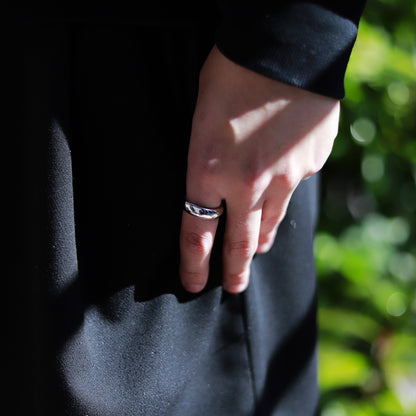 【ありそうでないこのボリューム感】F.H. シルバーリング（甲丸リング）：#R034