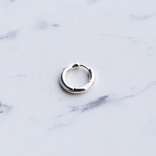 【シンプルを極めたフープピアス】F.H. シルバーピアス（フープ 13mm）：#E072