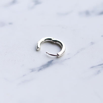 【シンプルを極めたフープピアス】F.H. シルバーピアス（フープ 13mm）：#E072