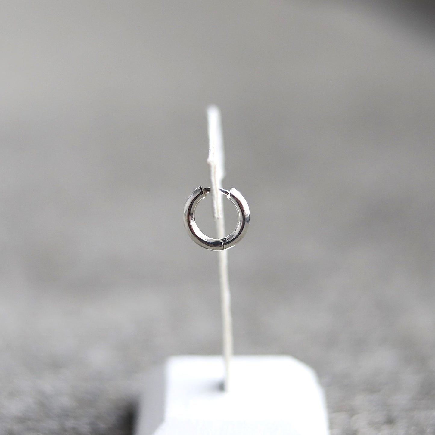 【シンプルを極めたフープピアス】F.H. シルバーピアス（フープ 13mm）：#E072