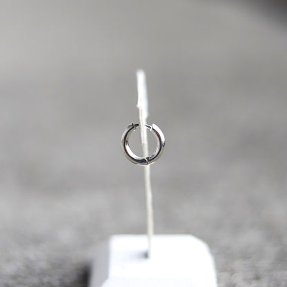 【シンプルを極めたフープピアス】F.H. シルバーピアス（フープ 13mm）：#E072