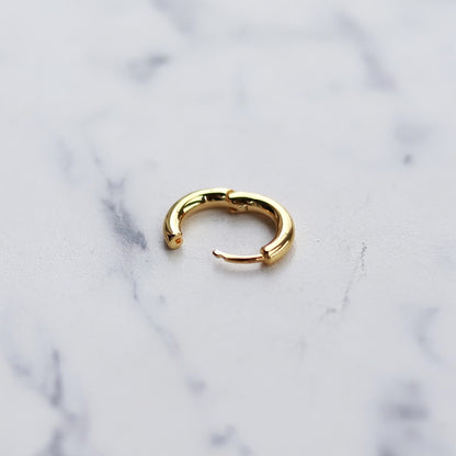 F.H. シルバーピアス（フープ 13mm）：#E072GP