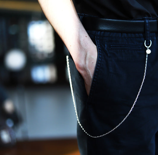 F.H. シルバーウォレットチェーン（アンカーチェーン 3mm）：#WN001