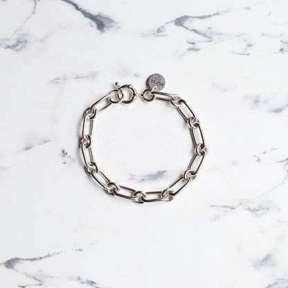 F.H. シルバーブレスレット（フロートロックブレスレット）：#B041-18cm