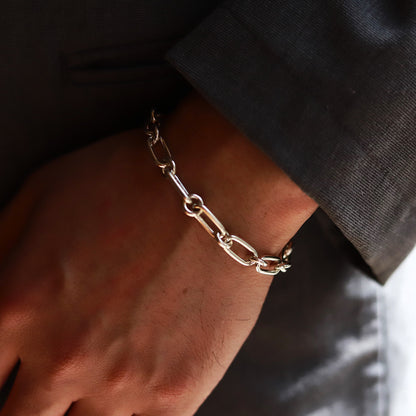 F.H. シルバーブレスレット（フロートロックブレスレット）：#B041-18cm