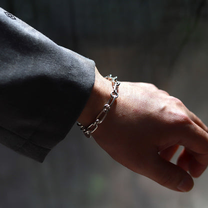 F.H. シルバーブレスレット（フロートロックブレスレット）：#B041-18cm