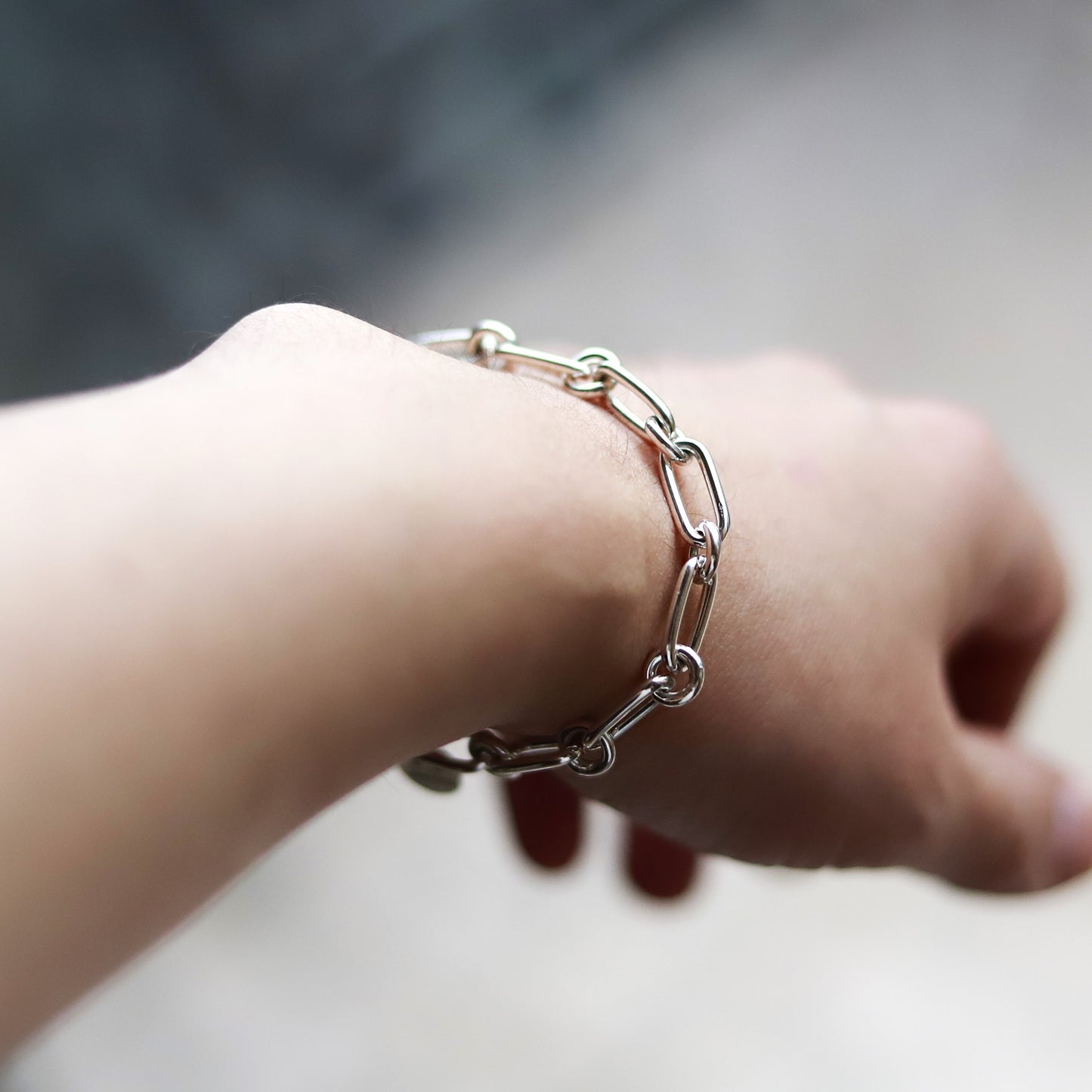 F.H. シルバーブレスレット（フロートロックブレスレット）：#B041-19.5cm