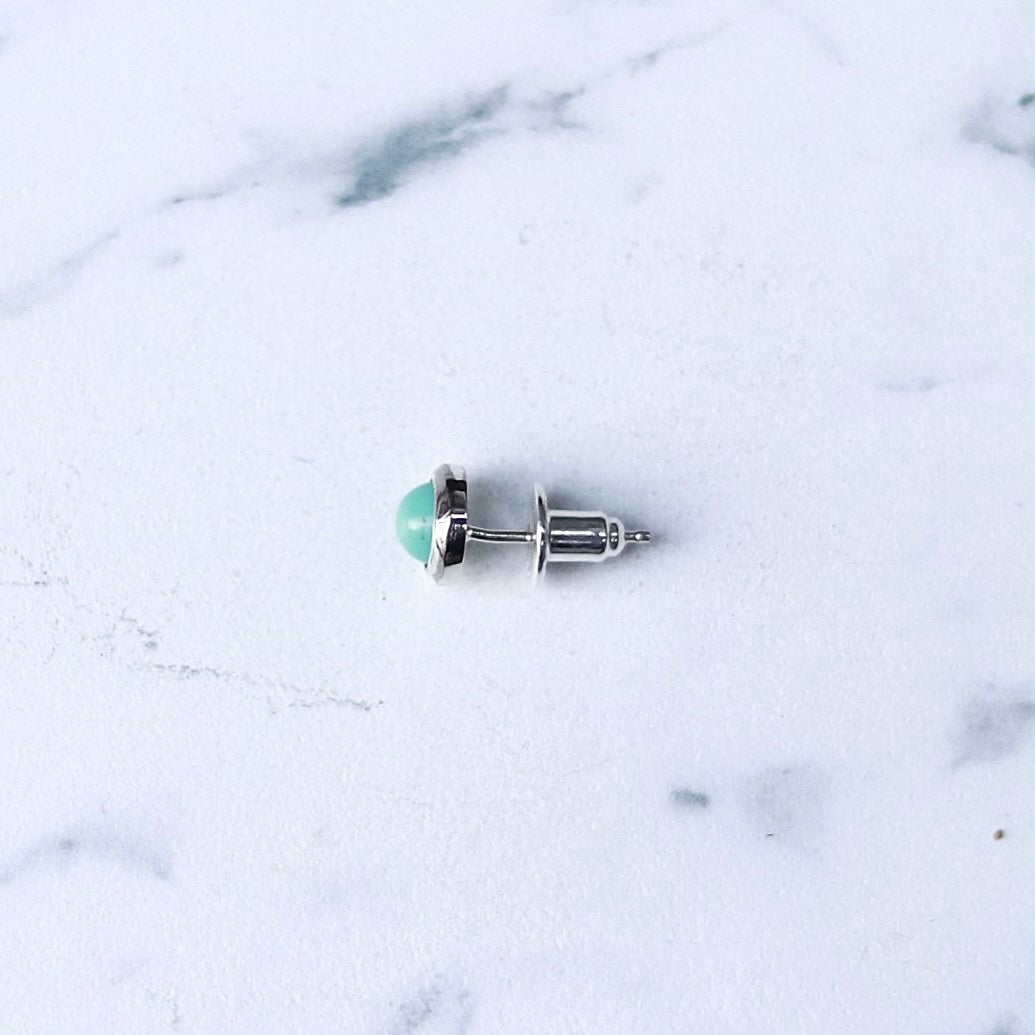 F.H. シルバーピアス（天然石ターコイズ）：#E065TQ