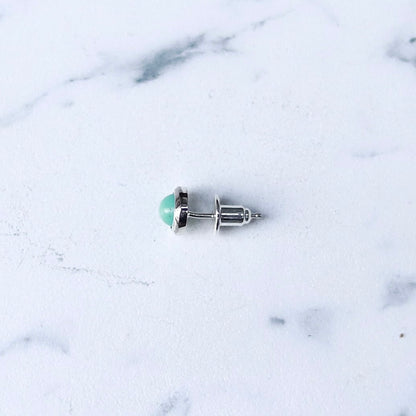 F.H. シルバーピアス（天然石ターコイズ）：#E065TQ