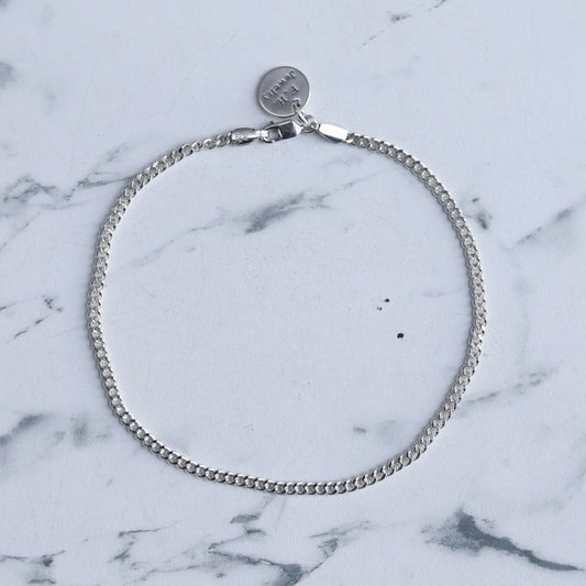 F.H. シルバーブレスレット（喜平ブレスレット 2mm）：#B042-21cm