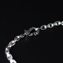 画像をギャラリービューアに読み込む, 【正規取扱店】Leathers and Treasures： ハーフエングレイブリンクチェーンブレスレット 21cm

