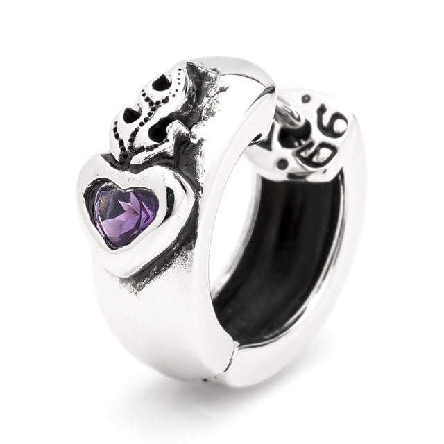 【オーダー商品：納期約3ヶ月】 【ブランド人気No.1アイテム】【正規取扱店】Leathers and Treasures：Sacred heart w/Amethyst