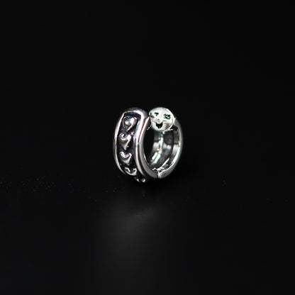 【正規取扱店】Leathers and Treasures：Heart Interior Earring