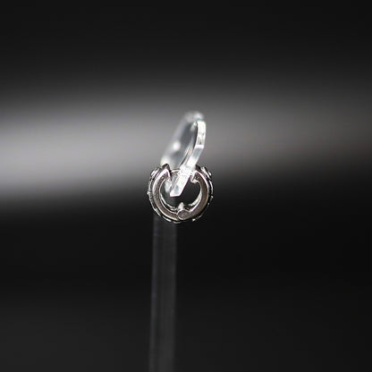 【正規取扱店】Leathers and Treasures：Cross&Ball Earring