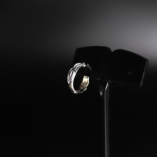 【オーダー商品：納期約4ヶ月】LONE ONES【正規取扱店】ロンワンズ：レイヴンフープピアス