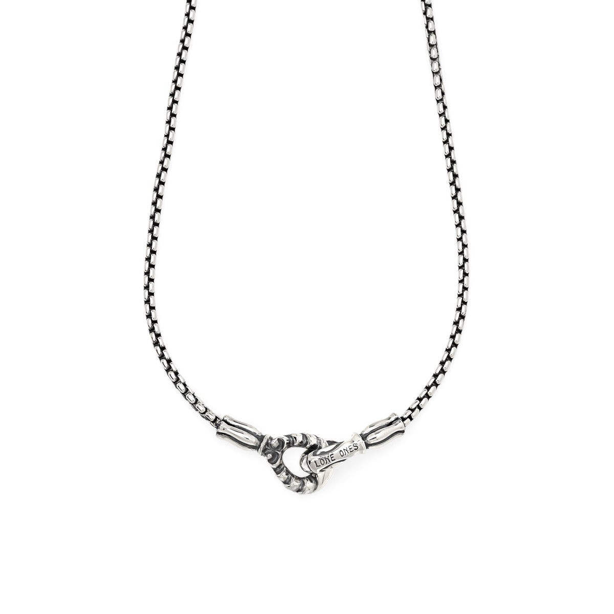 【オーダー商品：納期約4ヶ月～】LONE ONES【正規取扱店】：Medium - 2.6mm round venetian box chain（MF Hooks）