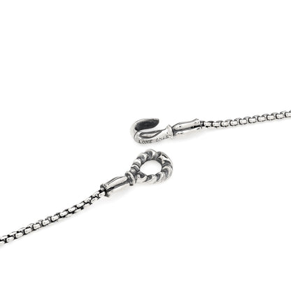 【オーダー商品：納期約4ヶ月～】LONE ONES【正規取扱店】：Medium - 2.6mm round venetian box chain（MF Hooks）