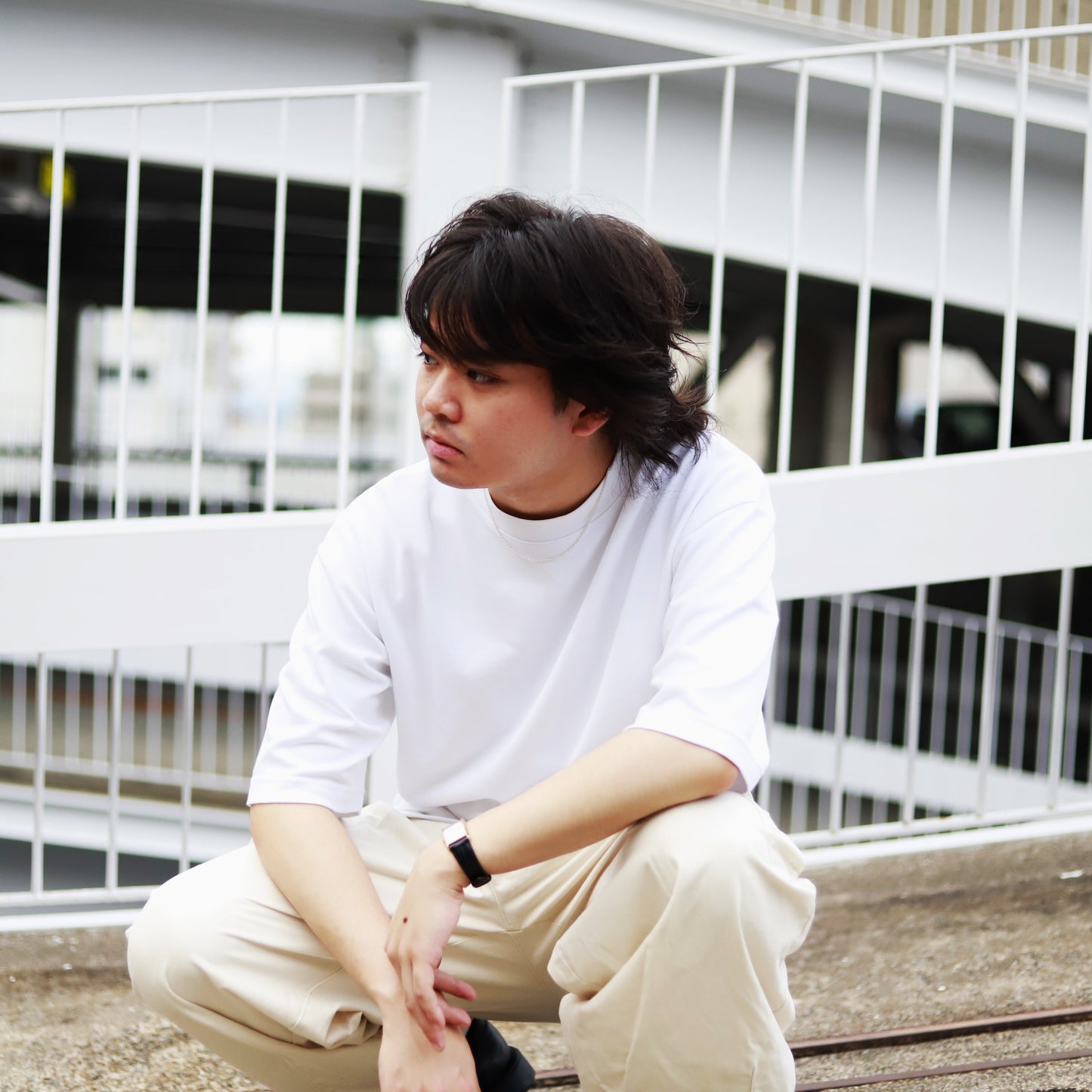 【上品にさり気なく】F.H. シルバーネックレス（ロープチェーン 1.9mm）：#N021-45cm