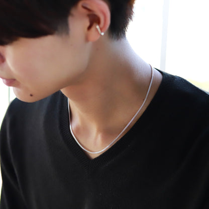 【間違いのない喜平チェーン】F.H. シルバーネックレス (喜平チェーン2.0mm)：＃N031-45cm