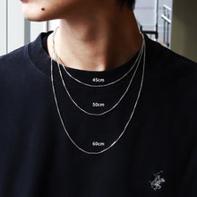 画像をギャラリービューアに読み込む, 【さり気なくお洒落に】F.H. シルバーネックレス（チューブチェーンネックレス）：#N047−50cm
