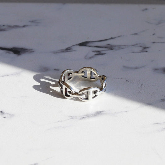 【人気No.1リング】F.H.  シルバーリング（アンカーモチーフ）：#R001B