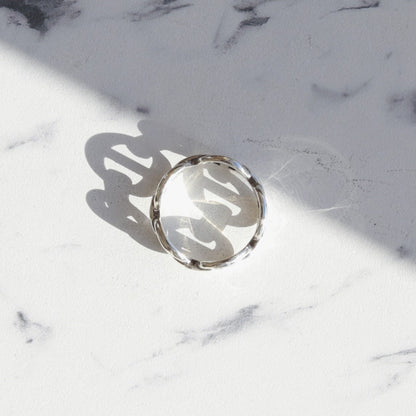 【人気No.1リング】F.H.  シルバーリング（アンカーモチーフ）：#R001B