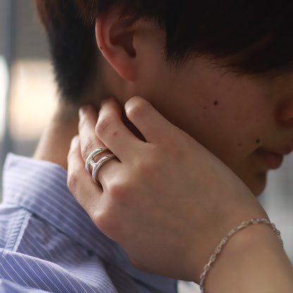 F.H. シルバーリング（OPEN RING）：#R028