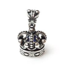 画像をギャラリービューアに読み込む, 【正規取扱店】Leathers and Treasures： Imperial Kings Crown Charm - sapphire
