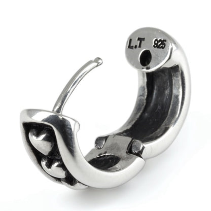 【正規取扱店】Leathers and Treasures：Heart Interior Earring
