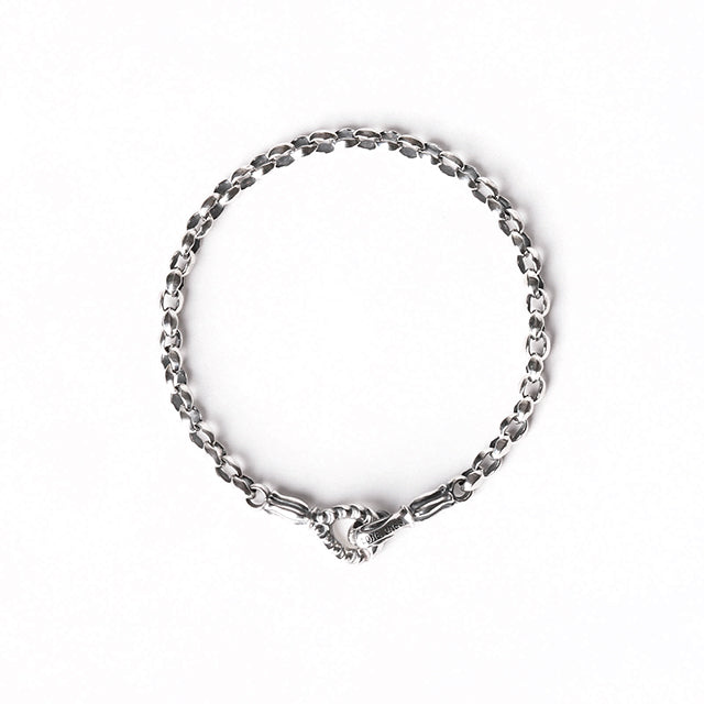 LONE ONES【正規取扱店】ロンワンズ：MFフック ミニシルクチェーンブレスレットL（4.0mm）- 7インチ（約17.7cm）