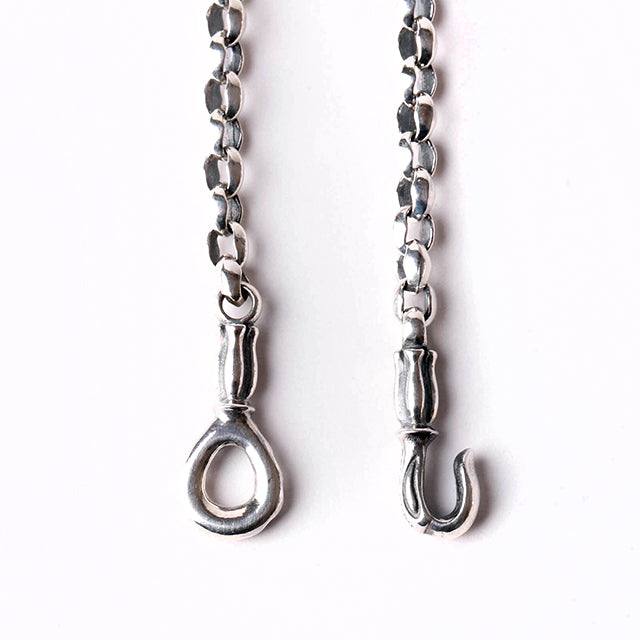 LONE ONES【正規取扱店】ロンワンズ：MFフック ミニシルクチェーンブレスレットL（4.0mm）- 7インチ（約17.7cm）