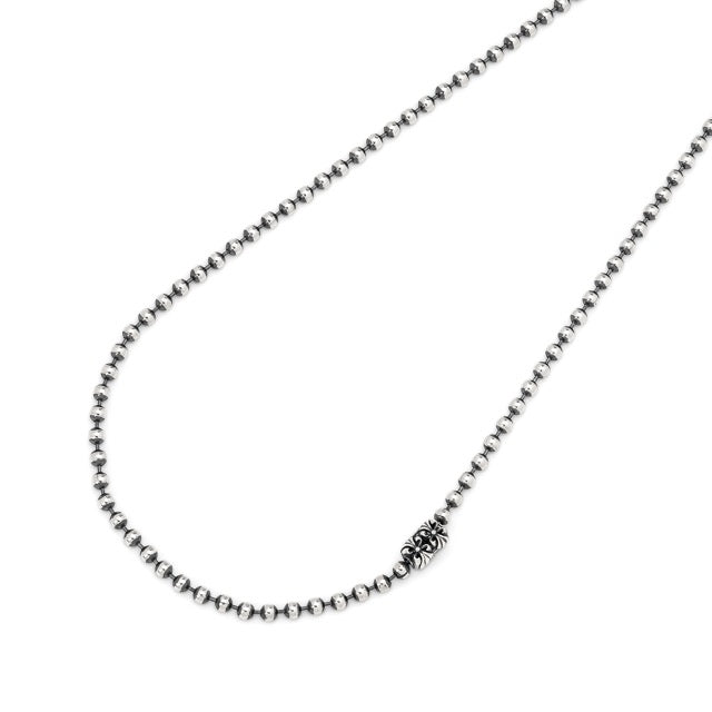 【オーダー商品：納期約4ヶ月～】LONE ONES【正規取扱店】：Chrome Connector - 4.0mm ball chain Necklace