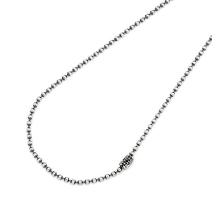 【オーダー商品：納期約4ヶ月～】LONE ONES【正規取扱店】：Chrome Connector - 4.0mm ball chain Necklace