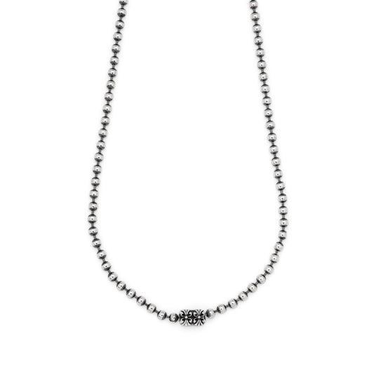 【オーダー商品：納期約4ヶ月～】LONE ONES【正規取扱店】：Chrome Connector - 4.0mm ball chain Necklace